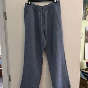 Women’s Denim Blue Drawstring Pants